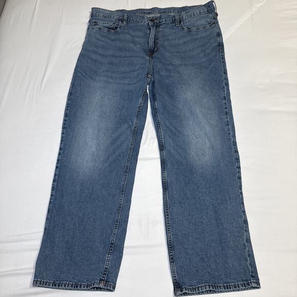 Old Navy Jeans Adult Mens 40x30 Blue Denim Straight Loose Flex Normcore Casual - Picture 1 of 13